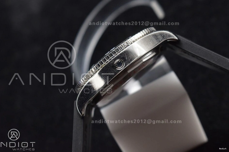 Bezel Orange Dial Superocean Automatic 44 TF A2824 Black Edition Rubber On Strap Best 1:1 Black 0511